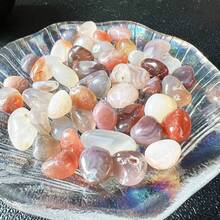 100g/Pack Natural Blood Red Agate Raw Stone For Fish Tank Landscaping Decoration Colorful Agate Stone - 9-12mm/0.35-0.47inch - View 2