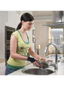 1pc Adjustable Wrist Brace Support, Comfortable Wrist Splint, Suitable For Left & Right Handed Gym Gym Wristbands Accessories - Black - View 4