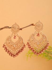 EVBEA 1 对夸张波西米亚风格珠子和流苏耳环，适合女性日常佩戴 - 彩色 - 查看 8