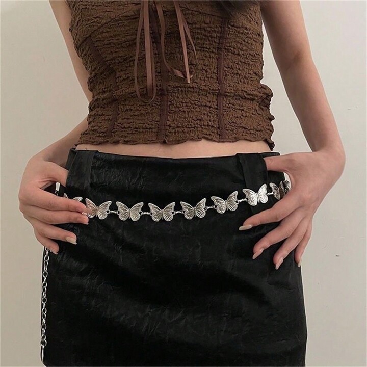 小物 archive D.I.A butterfly chain belt y2k archive D.I.A butterfly chain belt y2k Rhinestone not