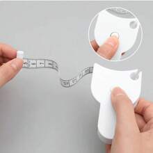 1pc 60IN/1.5m Auto-Retract Ruler - Simple & Stylish, Waist Measurement Tape, Portable Retractable Height Measure Tool, Industrial Sewing & Cutting Ruler Gym Accessories, Deporte, Gimnasio, Ejercicio En Casa, Maquinas De Gimnasio, Entrenamiento En Casa