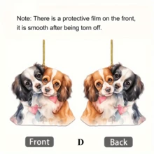 1 Máy Tính 2D Acrylic Hình Chó Dễ Thương Xe Ô Tô Mặt Dây Chuyền, Ngày Lễ Trang Trí, Ba Lô Mặt Dây Chuyền, Móc Khóa, Đảng quà Tặng, Đồ Dùng Trang Trí Giáng Sinh - Nhiều màu - Xem 12