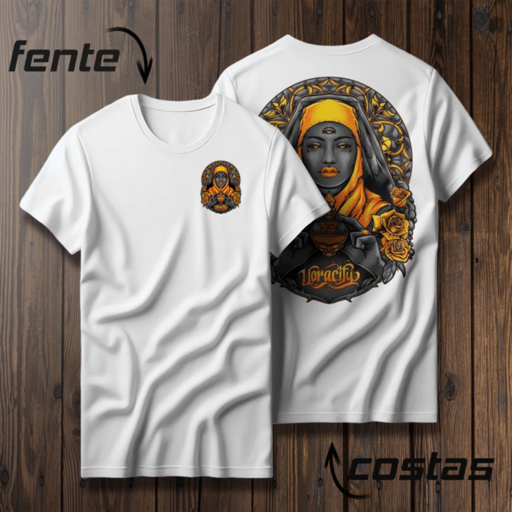 Streetewar Style T-Shirt Premium Cotton Shirt - 白色 - 查看 1