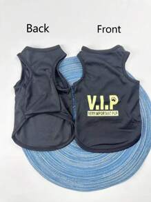 1 pieza Chaleco transpirable y delgado para mascotas en verano, ropa de enfriamiento para perros poodle, corgi, teddy, chihuahua y gatos - Multicolor - Ver 30