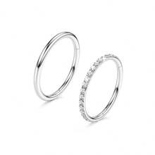 2pcs/Set 16G Side Clear CZ Nose Ring Hoop Surgical Steel Hypoallergenic Clicker  Hinged Segment Septum Nose Piercing 18K Gold Plated Lip Ring Black Cartilage Tragus Rook Conch Daith Helix Earr Piercing Earlobe Earring ,Belly Ring Nipple Ring Diameter 6mm 8mm 10mm Women And Men Body Pierecing Jewelry - N029 - View 16