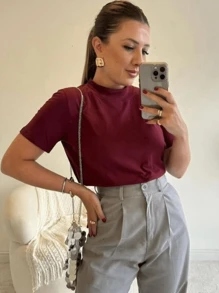 Women Blouses - CHERRY - View 6
