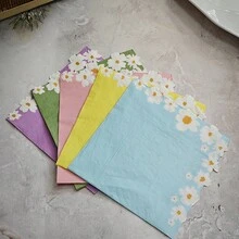 20 chiếc khăn ăn tiệc màu tím xanh và hồng hình hoa cúc Khăn giấy ăn trưa cocktail hình hoa cúc Khăn ăn dã ngoại mùa hè Hoa mùa xuân Hoa cúc Đồ dùng tiệc cho tiệc tiết lộ giới tính Trang trí tiệc cưới Tiệc cô dâu Groovy Boho Khăn ăn trưa dùng một lần theo phong cách Hippie - Nhiều màu - Xem 6