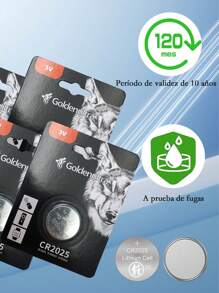 30pcs 3v CR2016/2025/2032 Button Battery, Lithium Battery For Watch, Toy, Calculator, Car Remote Control, Coin Cell - CR2025 - View 7