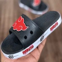 SOFT AND COMFORTABLE WATER-RESISTANT CHILDREN'S CLOUD SLIDE SLIPPER - màu đen - Xem 2