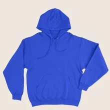 Cold Blouse Warm Plain Unisex Sweatshirt - 藍色 - 查看 2