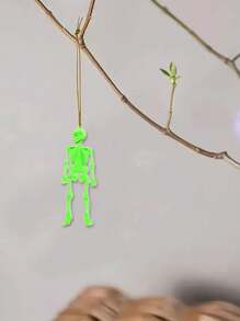 12pcs/Pack Halloween Colorful Glow-In-The-Dark Skeleton Bones Decoration, Assorted Colors,Christmas - Multicolor - View 8