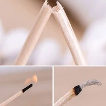 500/300/100pcs Cotton Swabs, Double-Ended Cotton Swabs, Household, Cosmetics, Makeup Remover And Ear Cleaning Cotton Swabs, Ultra-Portable, Suitable For Travel(Packing Random)