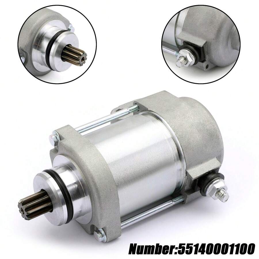 Electric Starter Motor For 200 XC-W 250 300 EXC XC XC-W Six Days - 銀色 - 查看 1