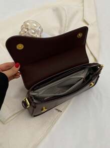 Bolso pequeño de hombro, bolso de mano, sobre clásico estilo retro, bolso bandolera
