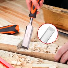 Vmingo Kit Cincel formón para Carpintería con Piedra y Guía para Afilar en Estuche - Negro - Ver 5