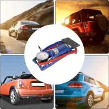 Artificial Car Inflation Pump, Portable Tire Inflation Pump, Foot Operated Inflation Machine Multifunctional Inflation Pump - Blue - View 5