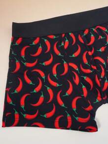1 Piece Chili Style Comfortable Breathable Cute Boxer Briefs - Multicolor - View 2