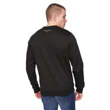 Henleys Mens Scripthen Crew Neck Sweatshirt (Black) - Black - View 2