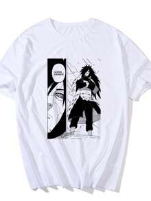 Unisex Sasuke T-Shirt 100% Cotton Streetwear Launch Shipping In Various Colors!! - trắng - Xem 1