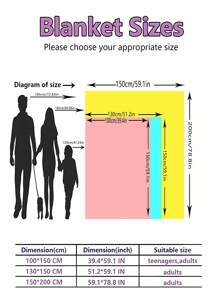 1 件卡通圣诞老人主题法兰绒毛毯，居家房间装饰，野餐旅行舒适毛绒毯，送给家人和朋友的理想圣诞礼物 - 彩色 - 查看 3