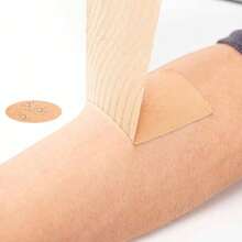1 ROLLE 5cm x 5m Muskel Paste Kinesio Tape Elastisches Band Brust Paste Knie und Ellbogen Pad Fitnesstape Schutzzubehör Sport Tape Fitness Zubehör