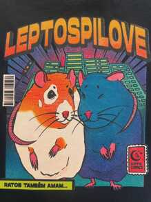 Leptospilove T-Shirt - Black - 黑色 - 查看 2