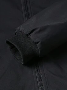Autumn Winter Thermal Lined Thicken Jacket Men, Casual Stand Collar Loose Oversize Outerwear,Fleece