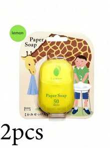 迷你旅行單用肥皂片，便攜式戶外旅行洗手肥皂片，便攜式洗手片，肥皂紙，學生，旅行必備迷你熊肥皂片一次性隨身攜帶盒裝，旅行免洗潔膚肥皂紙，學生，旅行便捷一次性肥皂片，多功能清潔洗手肥皂紙，肥皂片