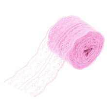 10yd/Roll White Lace Floral Ribbon For Birthday, Wedding, Engagement, Christmas Day Festival Gift Packaging, Flower Packaging ,Diy Clothing, Headwear, Decorative Materials,Christmas Valentine Day - Multicolor - View 13