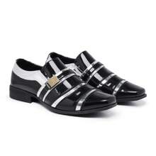 Men's Dress Shoes Sport Thin Varnished Comfortable Modern Shiny Luxurious - 銀色 - 查看 2
