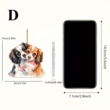 1 Máy Tính 2D Acrylic Hình Chó Dễ Thương Xe Ô Tô Mặt Dây Chuyền, Ngày Lễ Trang Trí, Ba Lô Mặt Dây Chuyền, Móc Khóa, Đảng quà Tặng, Đồ Dùng Trang Trí Giáng Sinh - Nhiều màu - Xem 11