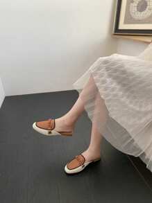 Girl Closed-Toe Flat Slip-On Mule Sandals - Multicolor - View 5