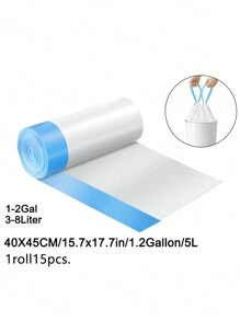 3 Rouleaux/26 Pièces (78 pièces) Petit Sac poubelle (45 cm/17,7 * 50 cm/19,6 po) Doublure de poubelle portative et épaissie, saine pour Salle de bain, Cuisine, Salon et Maison, Cuisine, Salle de bain, Maison, Fournisseurs pour la maison