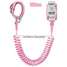 1pc Upgraded Baby Anti-Lost Belt With Traction Rope, Lockable 2m Child Anti-Lost Chain Retractable Bracelet - Multicolor - View 6