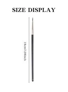 1 pieza Pincel delineador de ojos y pincel de maquillaje de cejas de boutique para mujer, pincel delineador de ojos de boutique, pincel de maquillaje simple, pincel delineador de ojos para principiantes que llega hasta la sombra de ojos, encubierto, para delinear los ojos de forma natural
