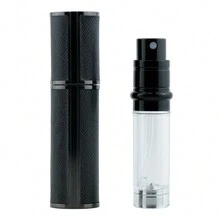 furio 1pc Luxury Leather Clad Metal Perfume Atomizer,Robust And Easy To Use, Portable Mini Refillable Perfume Bottle Travel Size Spray Bottles Accessories 5ml/0.17oz