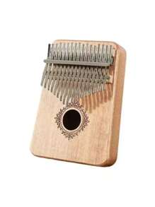 Kalimba Finger Piano With 17 Keys - Màu nâu  Mocha - Xem 3