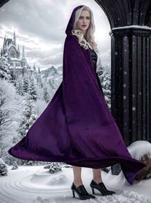 1 chiếc áo choàng hóa trang thời Trung cổ cho Halloween, trang phục cosplay hoạt hình, trang phục sân khấu, trang phục phù thủy cho tiệc Giáng sinh. - Nhiều màu - Xem 7