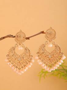 EVBEA 1 对夸张波西米亚风格珠子和流苏耳环，适合女性日常佩戴 - 彩色 - 查看 11