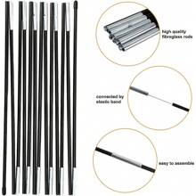 Tomnk 带底座的气球拱门套件、带泵的可调节气球拱门地板支架、可注水底座、气球夹，适用于婚礼生日派对用品、返校、开学第一天 - 透明的 - 查看 7