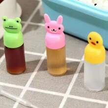 Mini Condiment Sauce Bottle Cartoon Animals Tomato Salad Honey Container With Lid With Dropper For Picnic Lunch Accessories - 12件隨機上限 - 查看 6