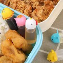 Mini Condiment Sauce Bottle Cartoon Animals Tomato Salad Honey Container With Lid With Dropper For Picnic Lunch Accessories - 12件隨機上限 - 查看 5