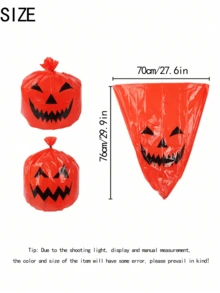 Túi đựng rác sân vườn hình lá bí ngô Halloween, Túi đựng lá làm vườn tái sử dụng siêu bền, Đồ trang trí ngoài trời mùa thu, Giáng sinh - Màu vàng - Xem 3