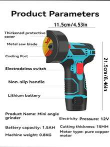 3" Electric Cutting Hand Grinder Auto Repair Tools Home Repair Power Tools - Maintenance Tools - 3" Electric Hand Grinder - View 7