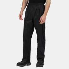 Regatta Mens Pro Packaway Overtrousers (Black) - Black - View 2