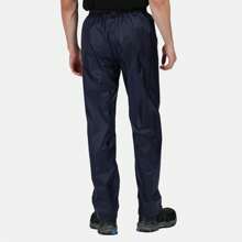 Regatta Mens Pro Packaway Overtrousers (Navy) - Navy Blue - View 3