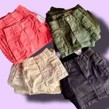 Luz Moda Infantil - Twill Skirt With Spandex And Cargo Pockets For Children And Teenagers - Available In Sizes 4 To 16 - 米色 - 查看 1