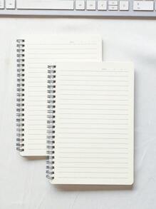 1pc A5 60 Pages Floral Design Spiral Notebook For Students, Thick Pages & Lined Inner Pages, Random Color Back To School