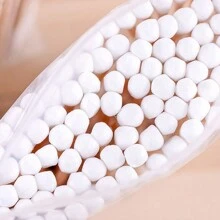 500/300/100pcs Cotton Swabs, Double-Ended Cotton Swabs, Household, Cosmetics, Makeup Remover And Ear Cleaning Cotton Swabs, Ultra-Portable, Suitable For Travel(Packing Random)