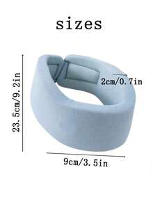 1pc Blue Neck Brace, Forward Head Posture Office Neck Support - Blue - View 2